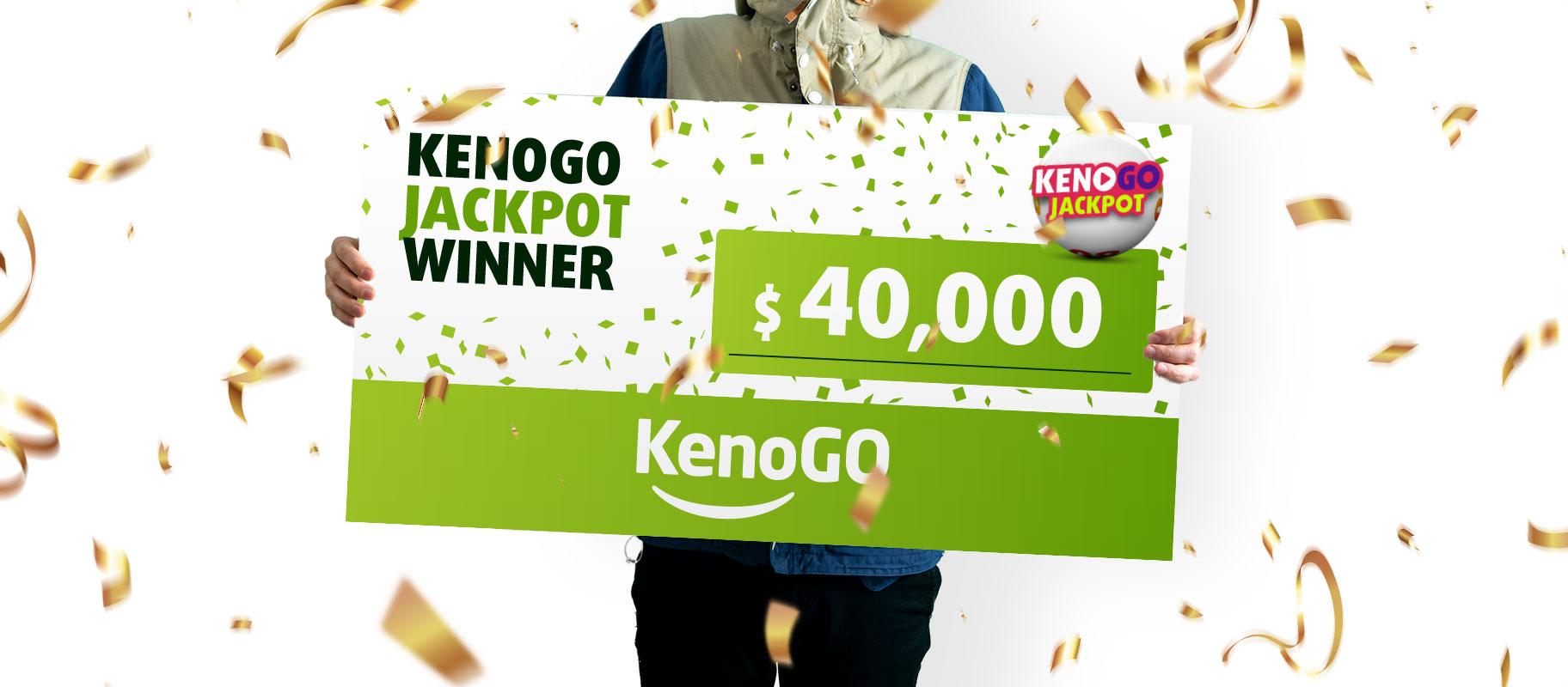 KenoGO Jackpot $40k winner